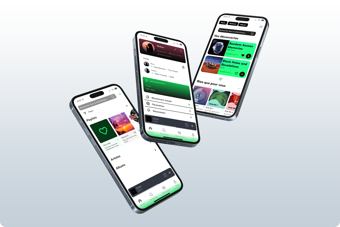 White mode Spotify